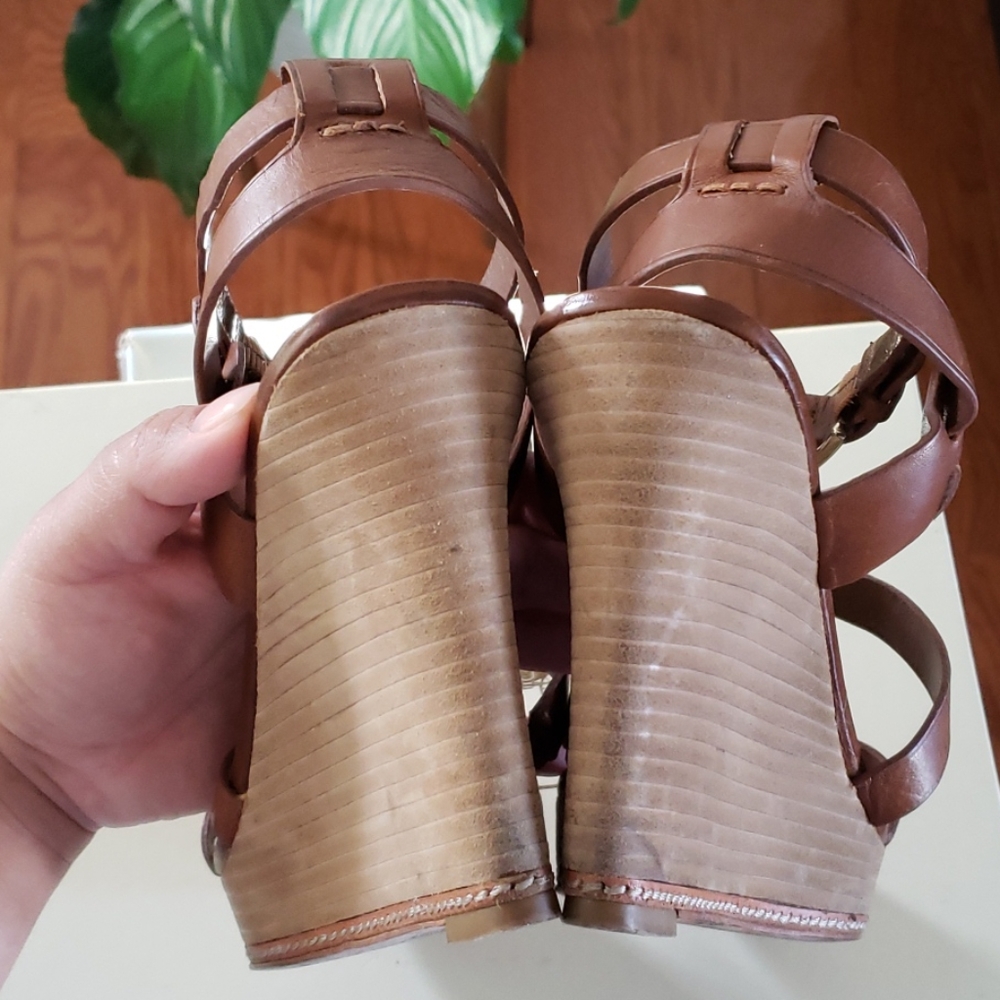 COACH Macy Vachetta Cowboy Wedge - Picture 3 of 7
